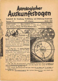 Обложка "Astrologischer Auskunftsbogen"