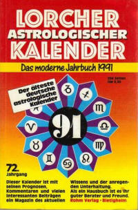 Обложка "Lorcher astrologischer Kalender"