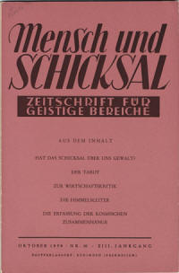 Обложка "Mensch und Schicksal"
