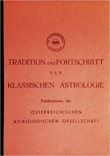 Обложка "Tradition und Fortschritt der klassischen Astrologie"
