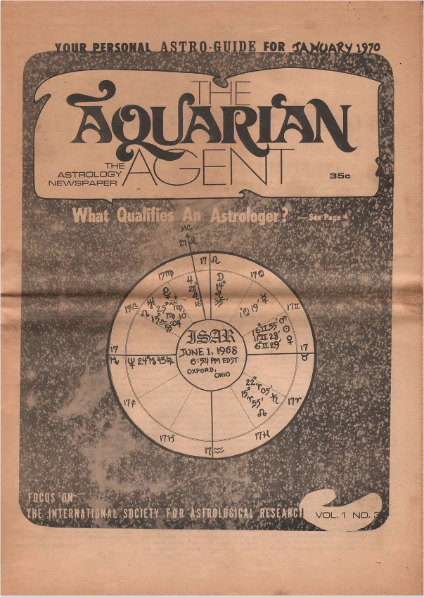 Обложка "The Aquarian Agent" Обложка "The Aquarian Agent"